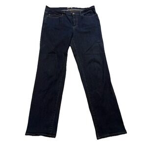 Eileen Fisher Dark Wash Straight Leg Jeans 14